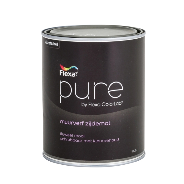 flexa pure muurverf zijdemat lichte kleur 5 l