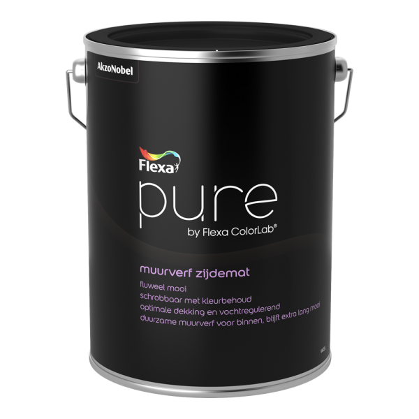 flexa pure muurverf zijdemat lichte kleur 5 l