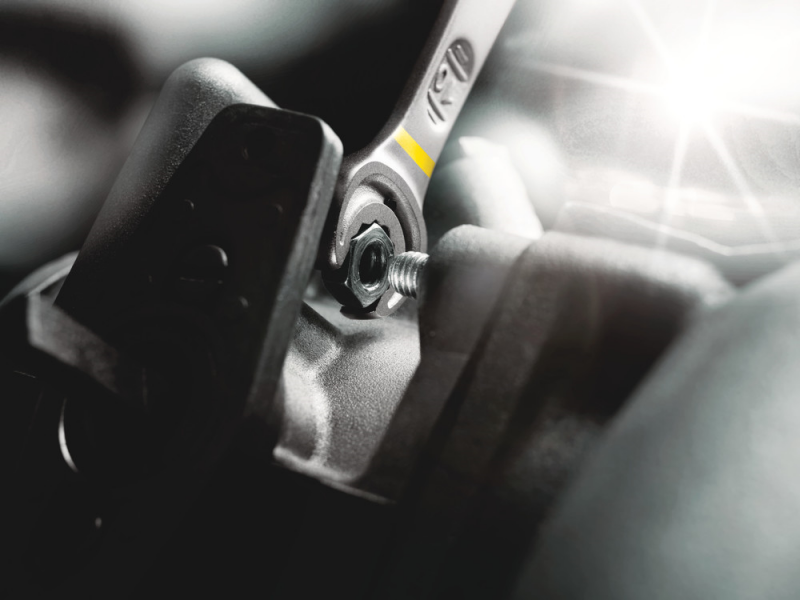 Wera 05020016001 9-delig 9632 Magneetstrip 6000 Joker Imperial 1 Steek-ringratelsleutelset - Detailed view of the product