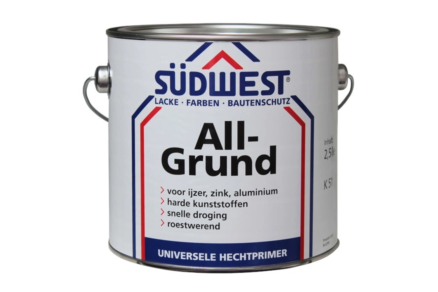 Südwest Allgrund K51 - Ral 7001 Grijs - 2,5L