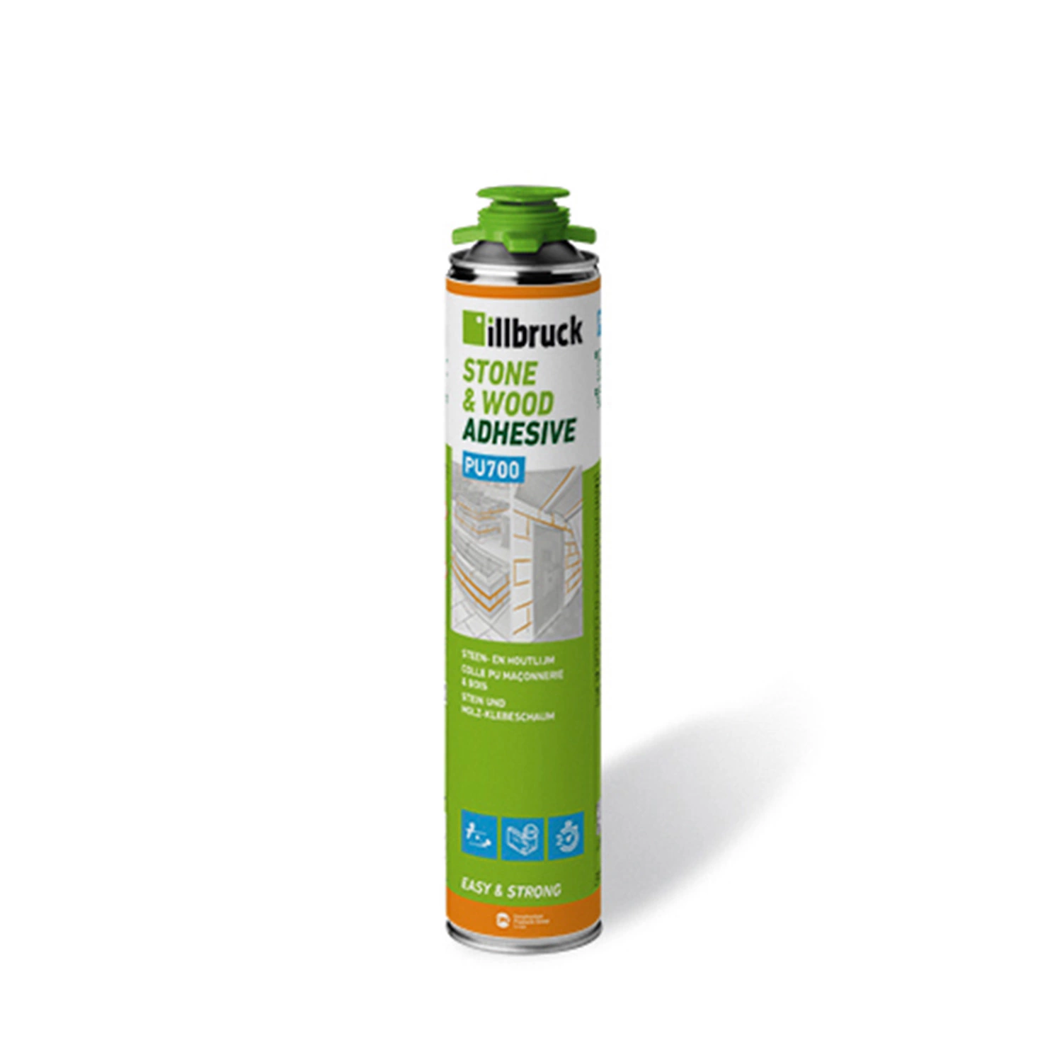 Illbruck PU700 Steen- En Houtlijm - 880ml - 12 Stuks thumbnail 2