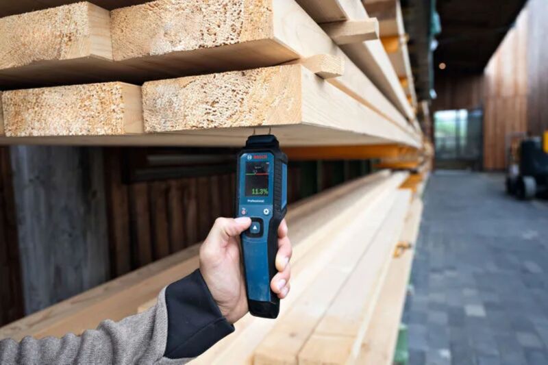 Bosch GMP 1-13 Houtvochtmeter In Opbergtas - Detailed view of the product