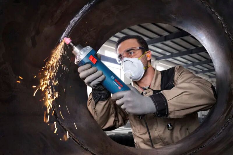 Bosch GGS 30 S Rechte Slijper - 750W - 6mm - Detailed view of the product