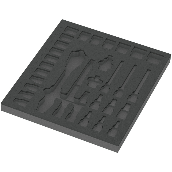 Wera 05137322001 9822 Schuimstof Inlegstuk 8000 C Zyklopset 1