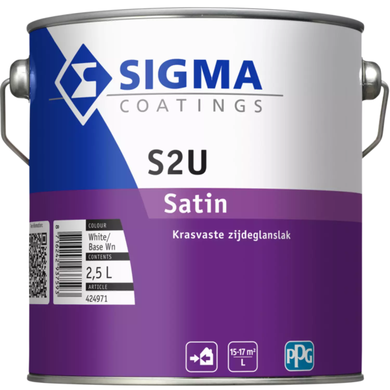 Sigma S2U Satin - Op Kleur Gemengd - 2,5L - Lak