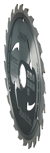 Makita E-12164 Efficut Cirkelzaagblad WPC - 185x30x1,5mm 24T - Detailed view of the product