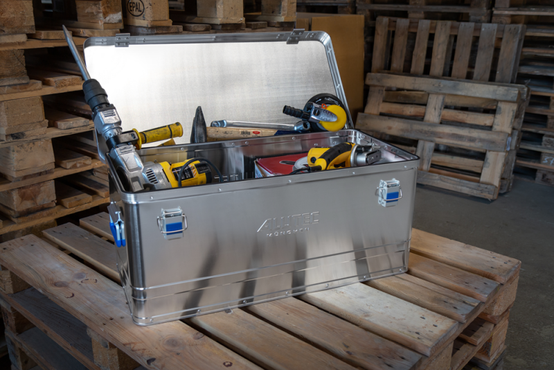 Alutec ALU10080 Aluminium Kist - 38 X 77,5 X 32 Cm - Detailed view of the product