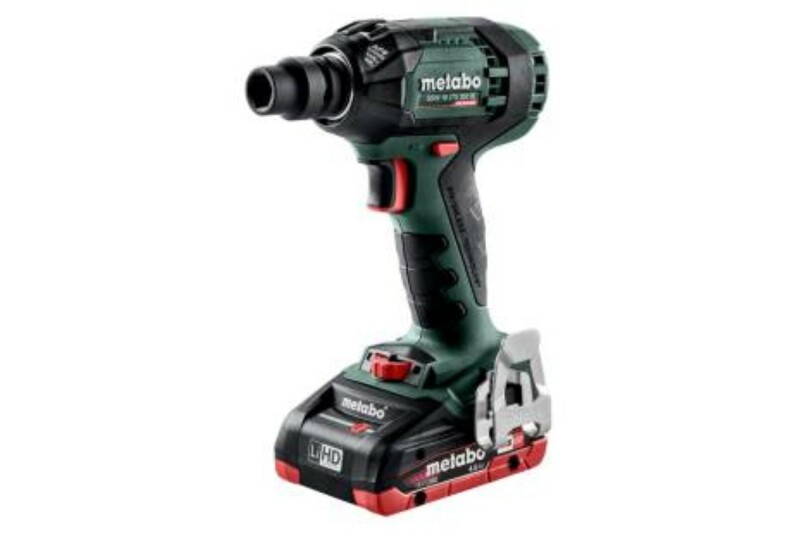 Metabo SSW 18 LTX 300 BL 18V LiHD Accu Slagmoersleutel Set (2x 4.0Ah LiHD Accu) In MetaBOX - 300Nm - 1/2"- Koolborstelloos - Detailed view of the product