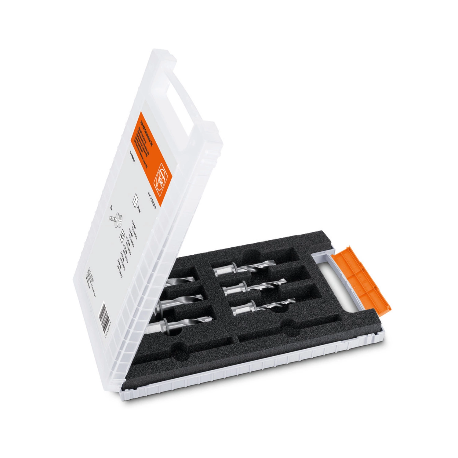 Fein 63111018020 6-delige HSS Spiraalborenset Met 3/4" Weldon-houder afbeelding