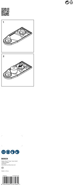 Bosch 2608901574 PRO Tile PC Plus Centreergeleider Voor Gatzagen - Detailed view of the product