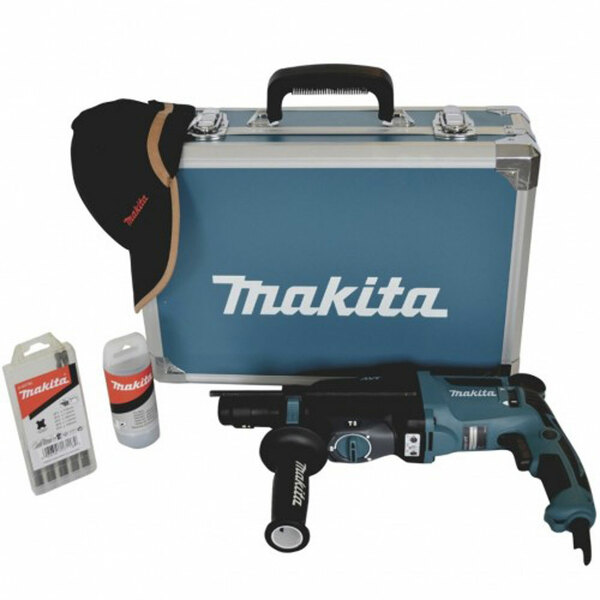 Makita HR2631FT13 SDS-plus Combihamer Incl. Snelspanboorkop In Koffer - 800W - 2,4J