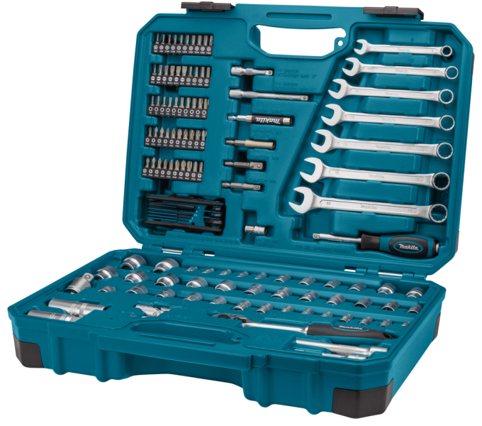 Makita E-06616 Gereedschapset In Koffer - 120-delig - Detailed view of the product