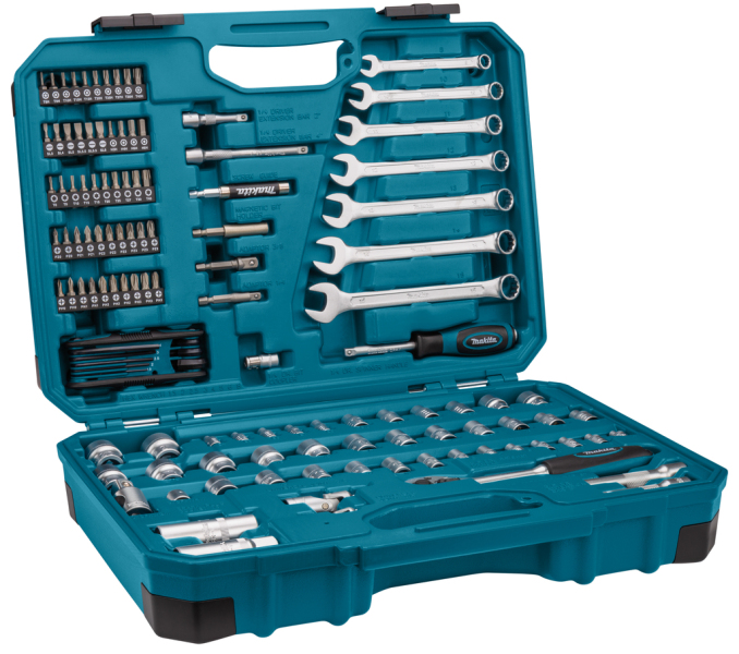 Makita E-06616 Gereedschapset In Koffer - 120-delig - Detailed view of the product