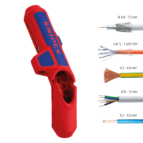 Knipex 169501sb Ontmantelingsgereedschap Ergostrip - Detailed view of the product