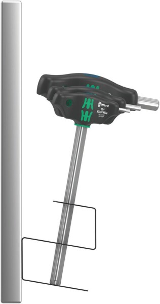 Wera 05023454001 10-delige 454/10 HF Set Imperial 2 Hex-Plus T-Greep Schroevendraaierset In Metalen Rek - Detailed view of the product