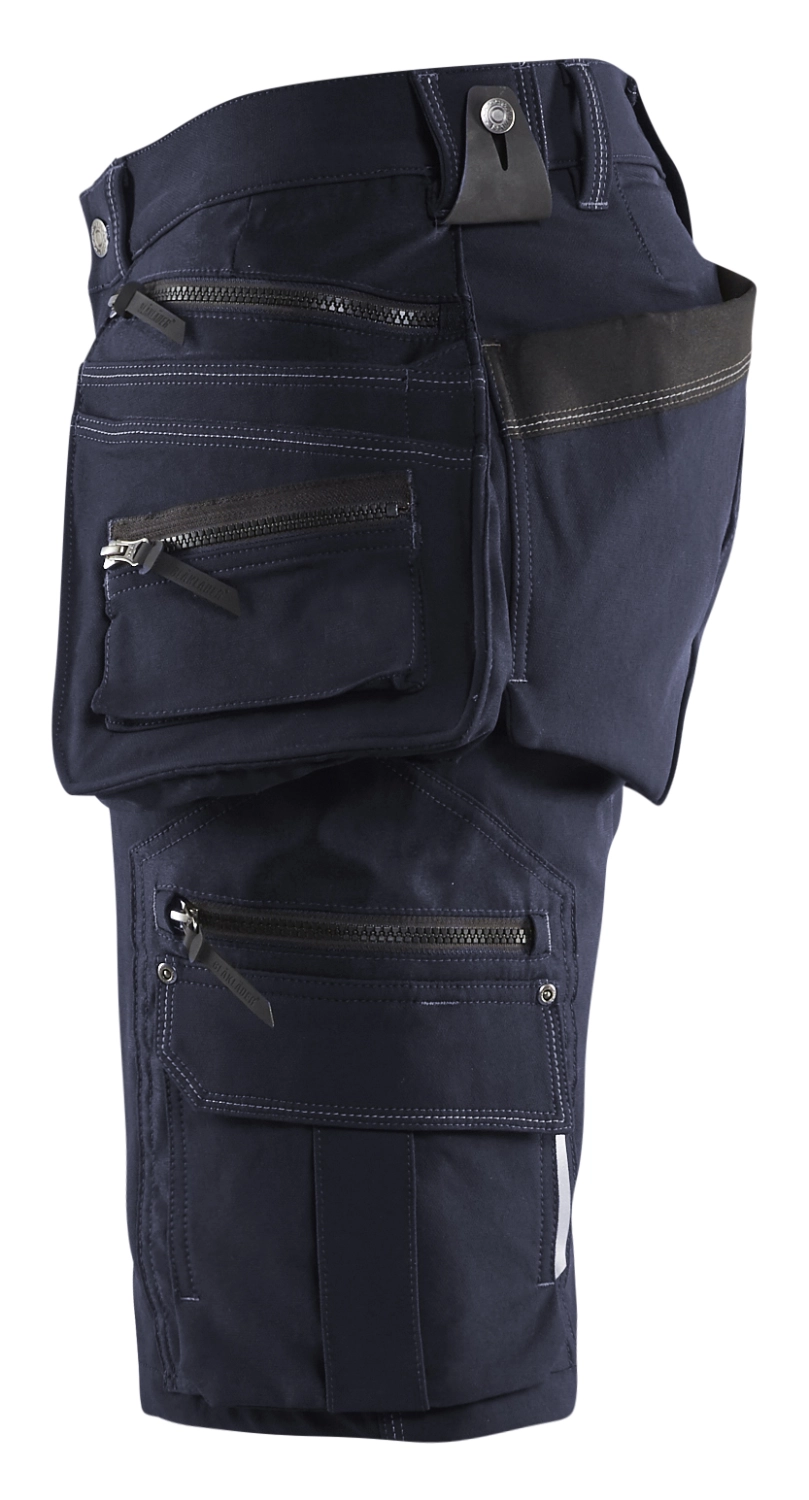 Blåkläder X1900 Werkbroek 4-weg Stretch 1998 - Marineblauw/zwart - Maat 44 (XS) thumbnail 3