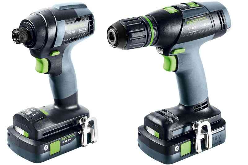 Festool TID 18 HPC 4,0 I-Set T18 18V Li-Ion Accu Combiset (2x 4,0Ah) In Systainer - Detailed view of the product