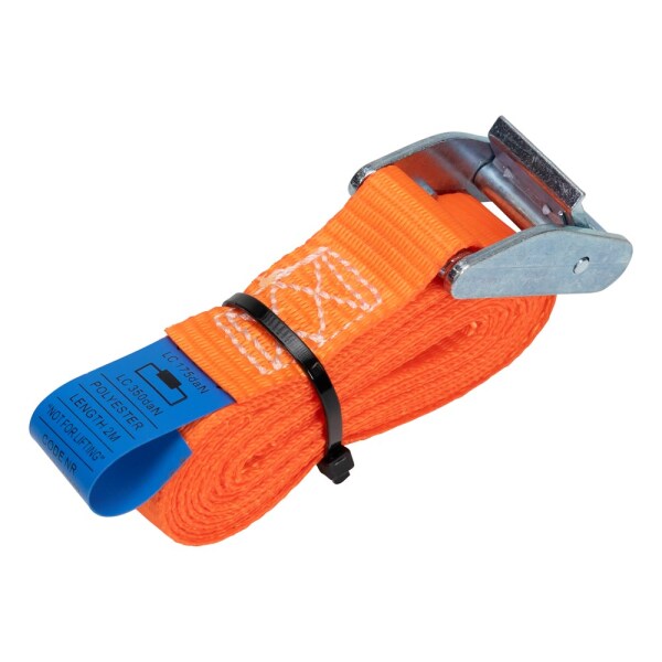 Konvox LAZE1425-0002 Spanband Eindloos Met Klemgesp HD - 2m X 25mm - 350 DaN - Oranje - Default image for the product