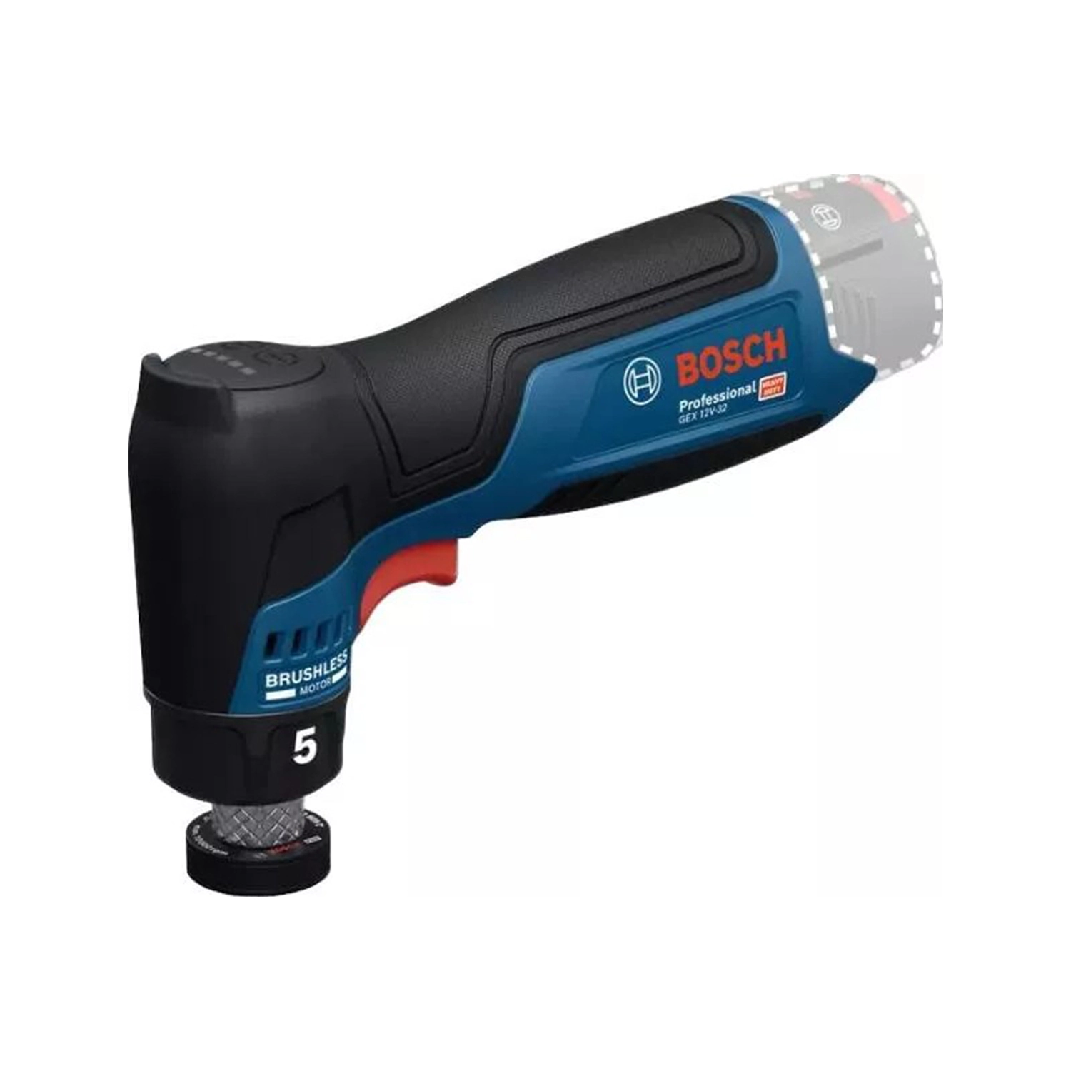 Bosch GEX 12V-32 12V Accu Excenterschuurmachine - 5mm - 32mm