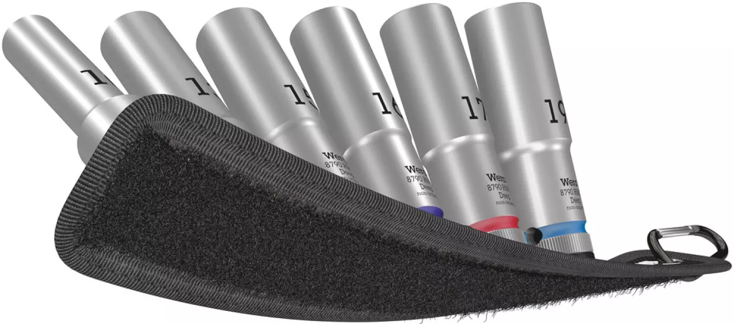 Wera 5004565001 Belt C Deep 1 6-delige Doppenset Incl. Houder - 1/2" thumbnail 2