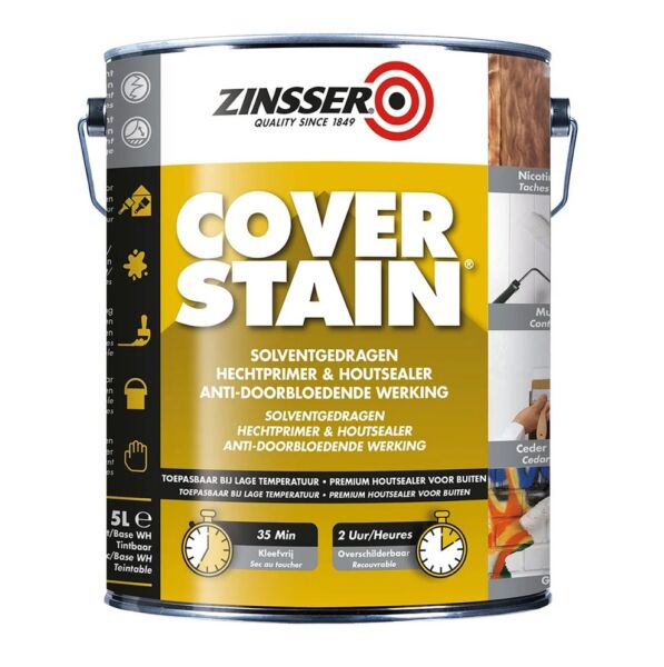 zinsser cover stain ral 7045 telegrijs 1 2.5 ltr