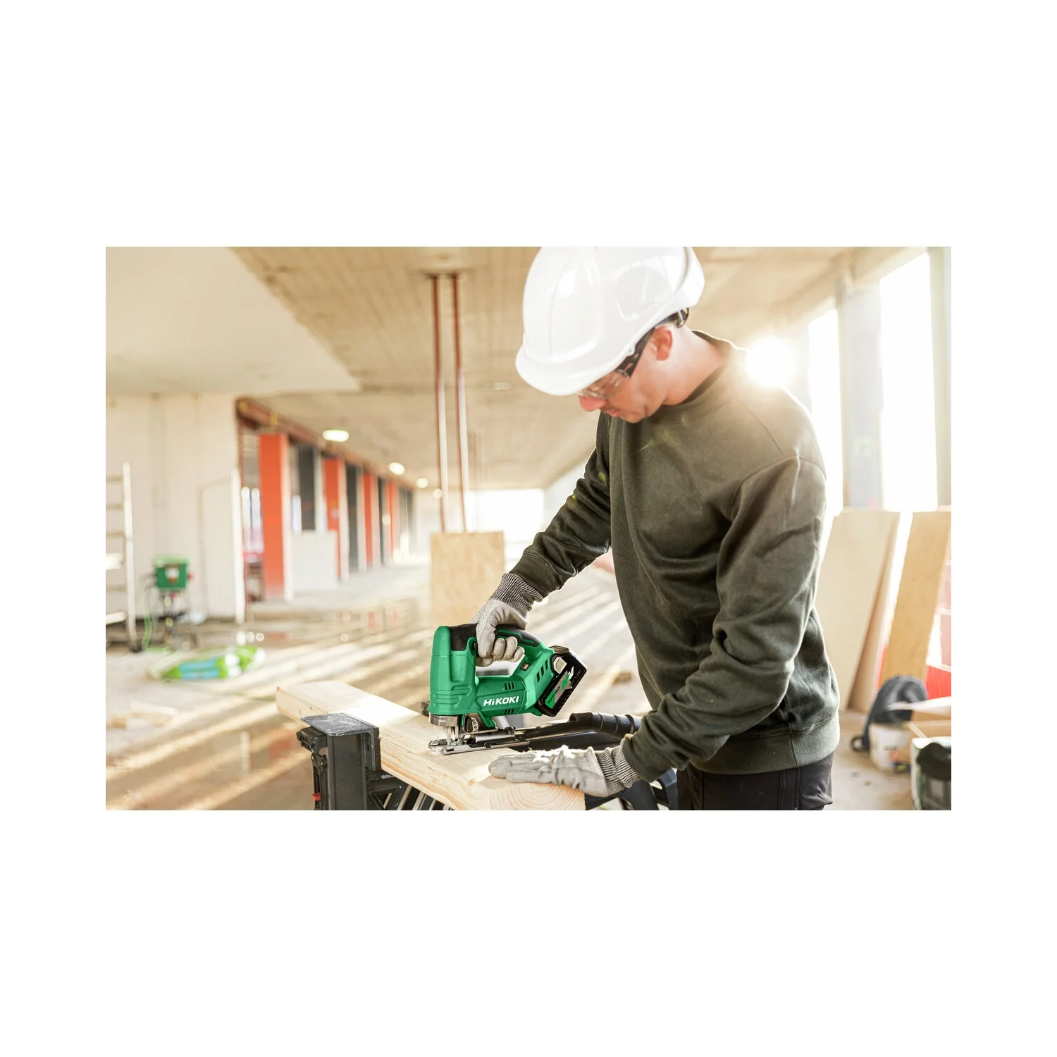 HiKOKI CJ18DAW4Z 18V Li-ion accu decoupeerzaag body - D-greep - variabel