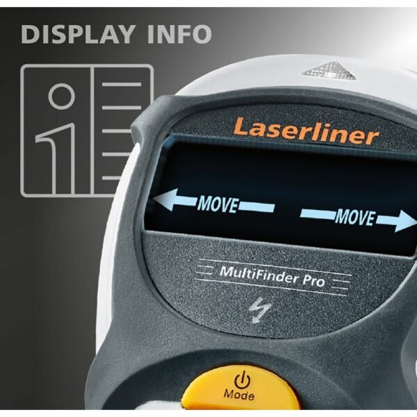 Laserliner MultiFinder Pro Universele Detector - Hout/Metaal/Koper/IJzer - Detailed view of the product
