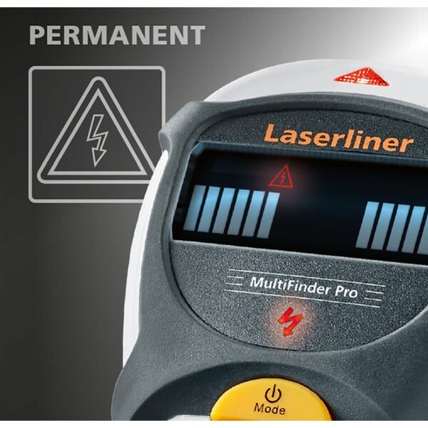 Laserliner MultiFinder Pro Universele Detector - Hout/Metaal/Koper/IJzer - Detailed view of the product