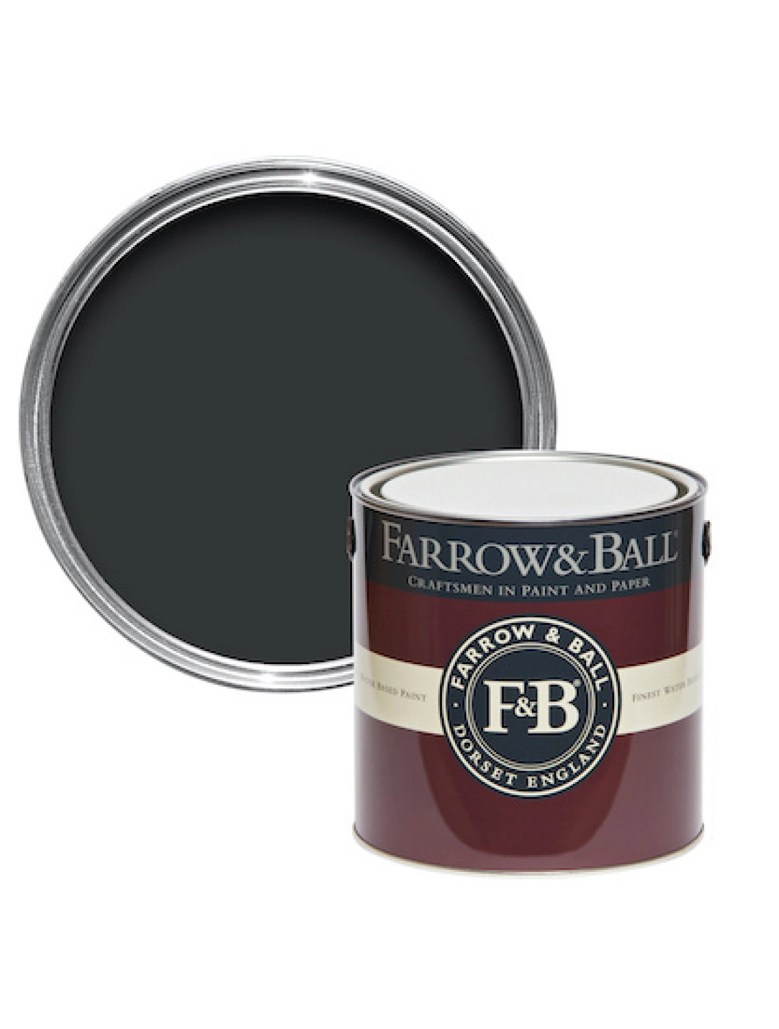 Farrow&Ball Exterior Eggshell Pitch Black No.256 - 0,75L