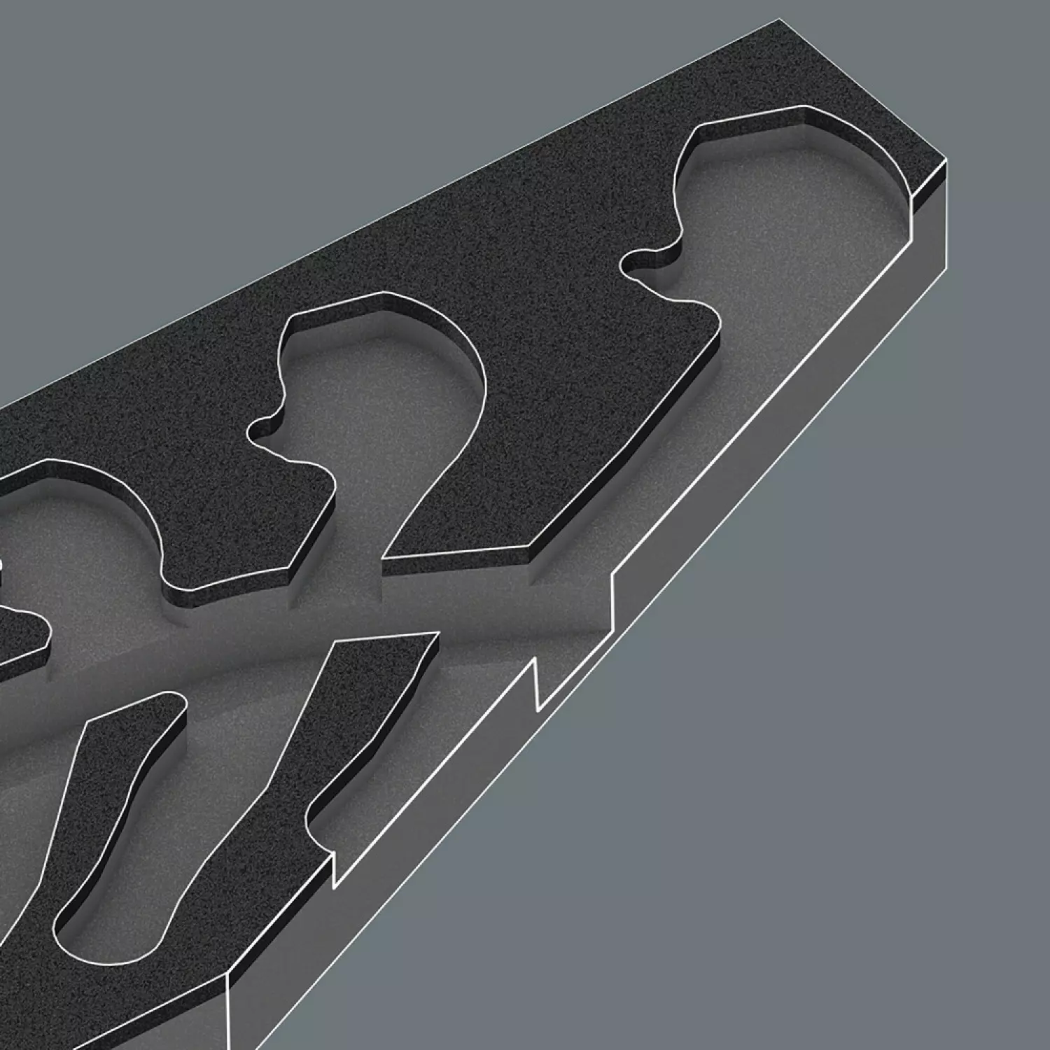 Wera Joker 05 150122 001 - 9732 5-delige Steeksleutelset In Schuimstof Inleg thumbnail 2