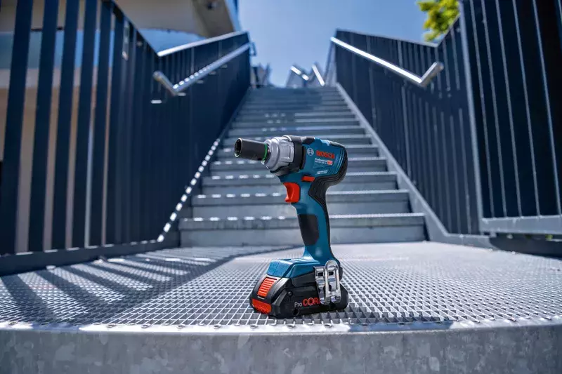 Bosch GDS 18V-330 HC 18V Accu Slagmoersleutel Body - 1/2 - 560 Nm - Detailed view of the product