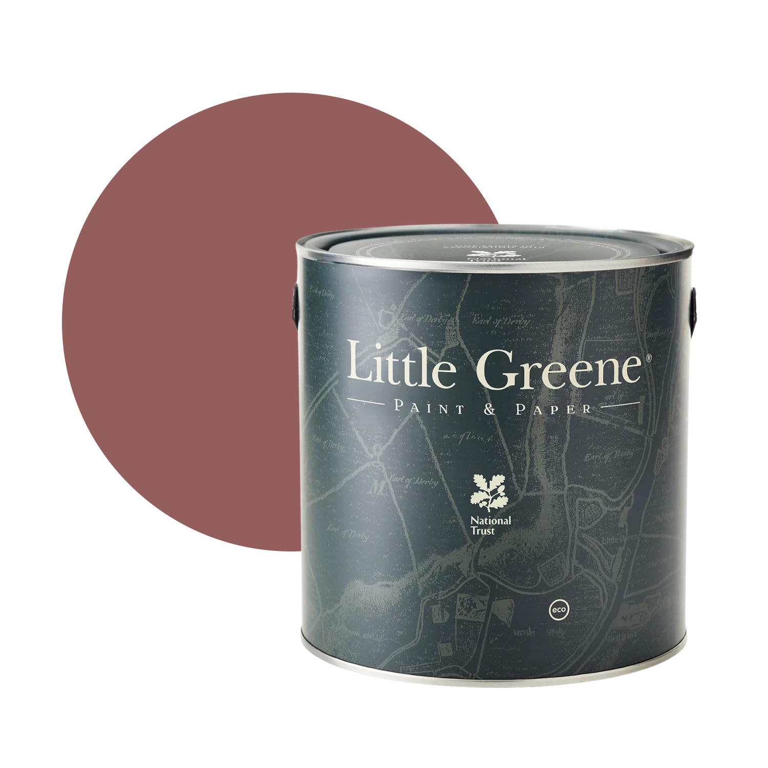 Little Greene Intelligent Satin - Ashes Of Roses No. 6 - 2,5L