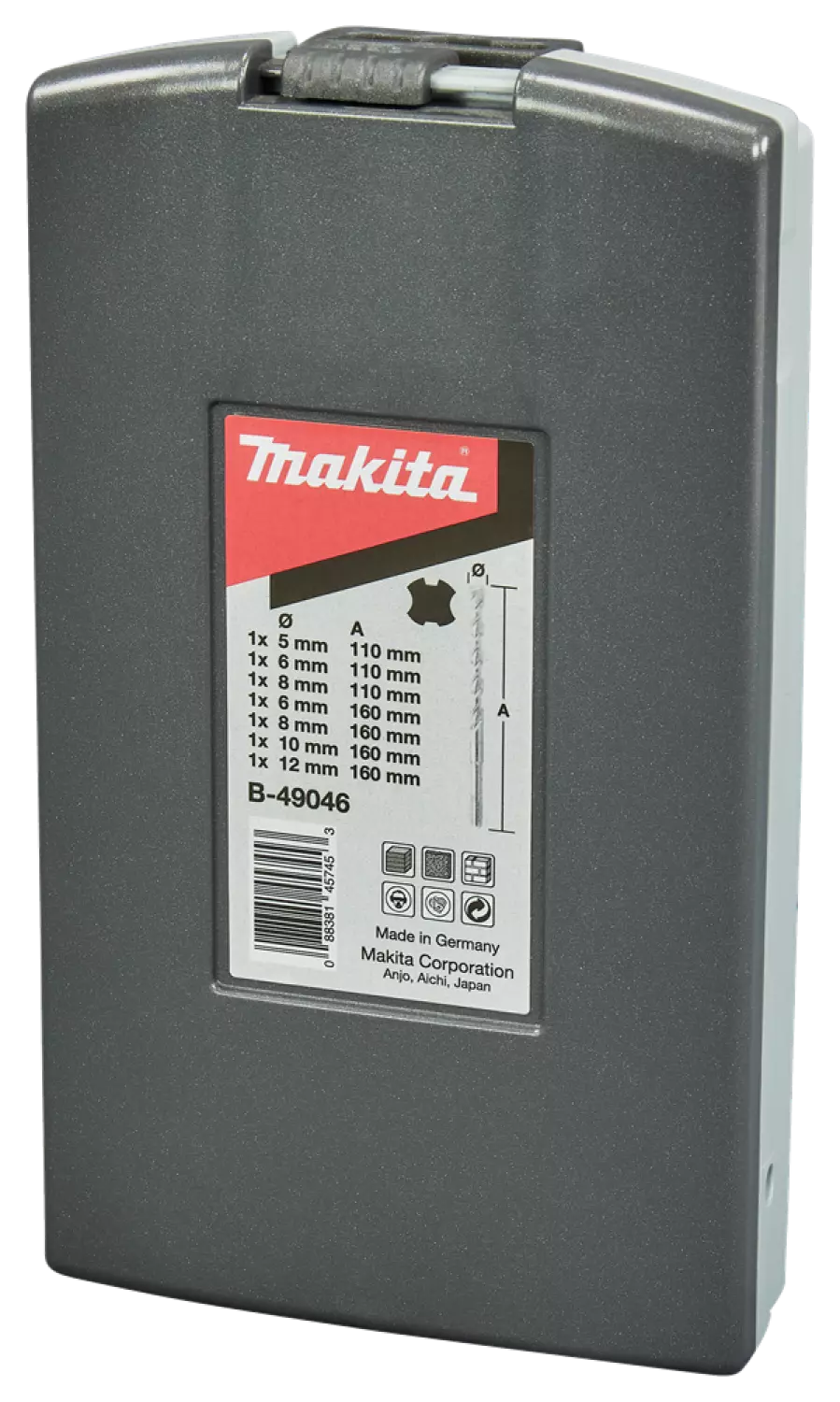 Makita B-49046 SDS-Plus 7 Delige Hamerborenset thumbnail 3