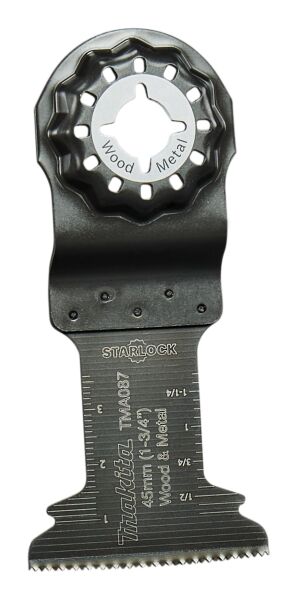 Makita E-25448 TMA087 Invalzaagblad 45x45mm - Hout En Staal (1st) - Detailed view of the product