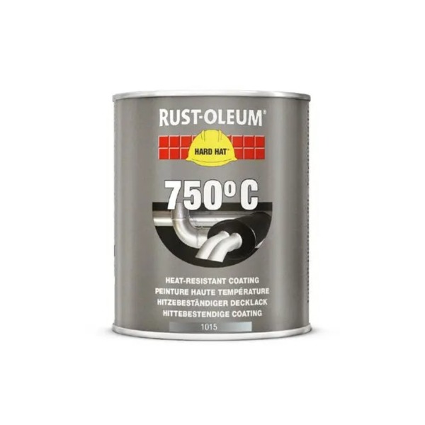 Rust-Oleum Hard Hat 1078.0.75 Hittebestendige lak -zwart- 750ML