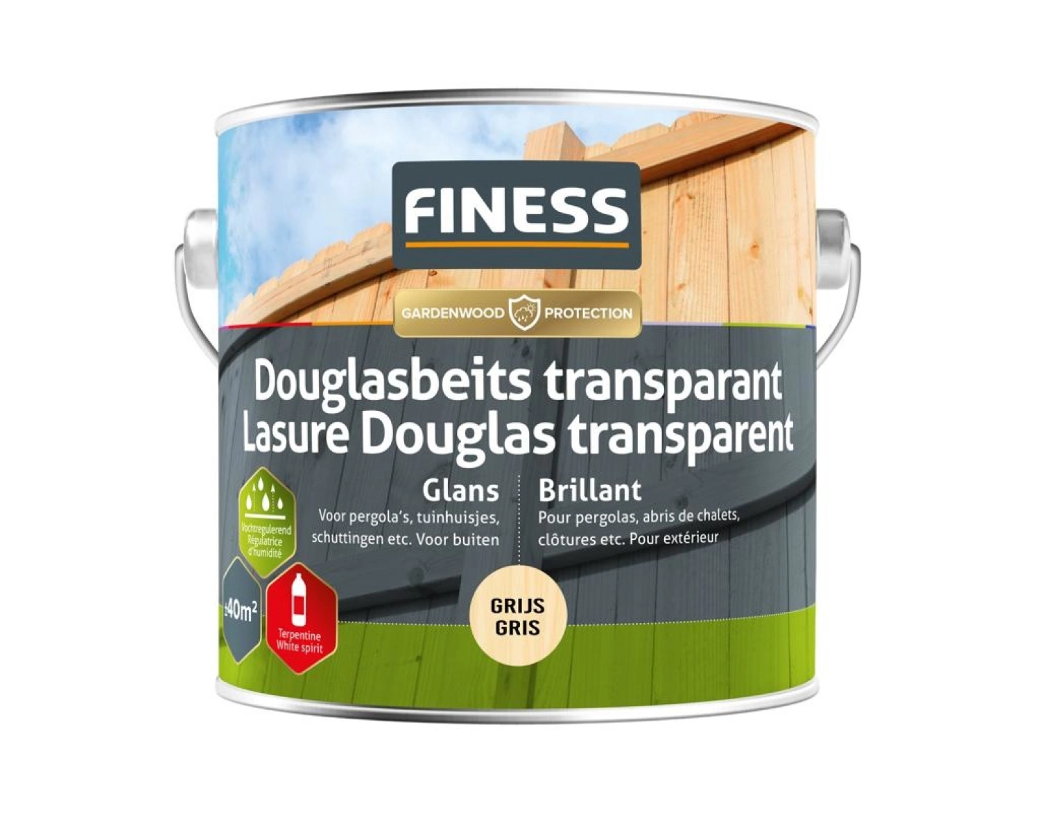 Finess Douglas Beits 2533 - Licht Grijs - 2,5L