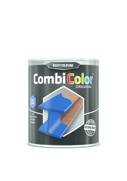 rust-oleum combicolor hoogglans ral 5010 gentiaan blauw 2.5 ltr