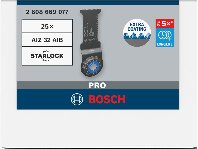 Bosch 2608669077 PRO / AIZ 32 AIB BIM Invalzaagblad - 50 X 32mm - Metaal (1 St) - Detailed view of the product