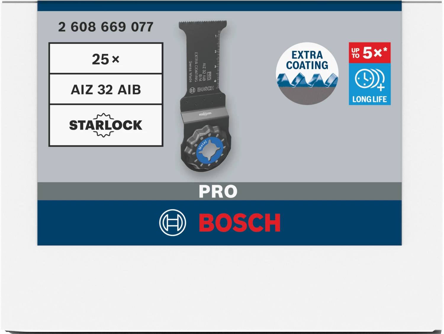 Bosch 2608669077 PRO / AIZ 32 AIB BIM Invalzaagblad - 50 X 32mm - Metaal (1 St) thumbnail 2