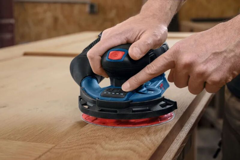 Bosch GEX 12V-150-3 12V Accu Excenterschuurmachine Body In L-boxx - 150mm - Detailed view of the product