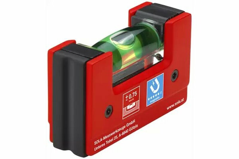 Sola GO! MAGNETIC CLIP Waterpas Met Gordelclip - Magnetisch - 75mm - Detailed view of the product