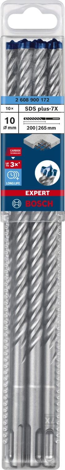 Bosch 2608900172 Hamerboor SDS Plus-7X 10st 10x200x265mm thumbnail 2