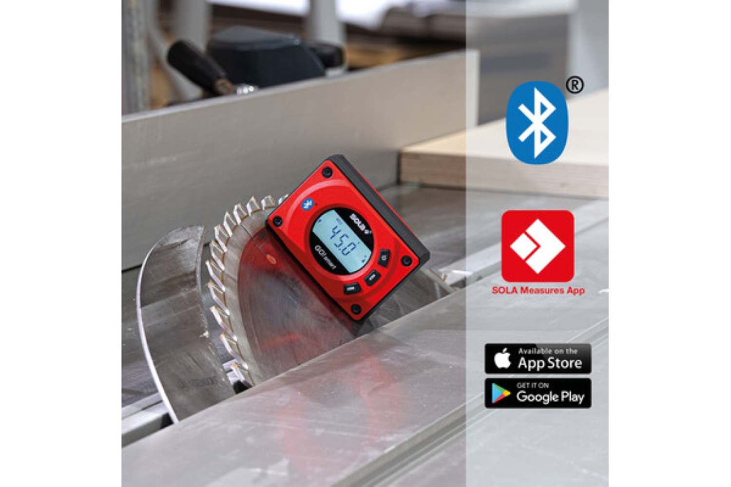 Sola GO! SMART Digitale Zakwaterpas - Bluetooth - 80mm thumbnail 3