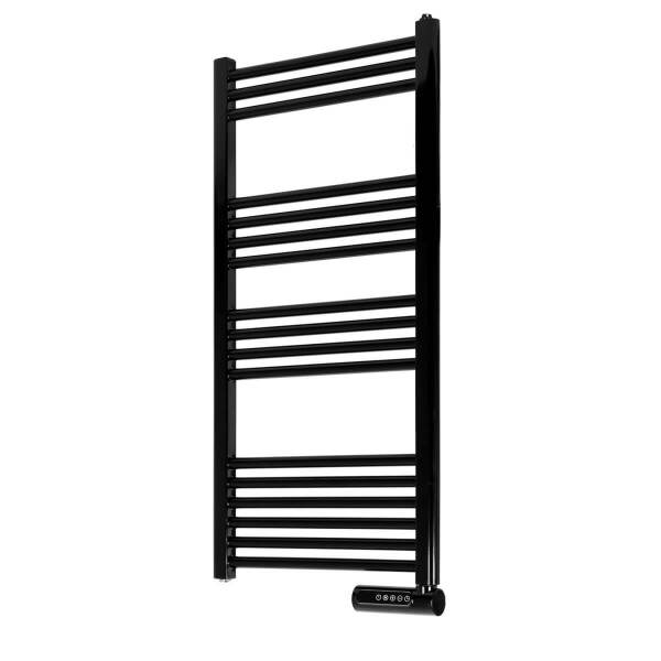 EUROM Sani Towel 750 Badkamerkachel - 750W - Zwart - Detailed view of the product