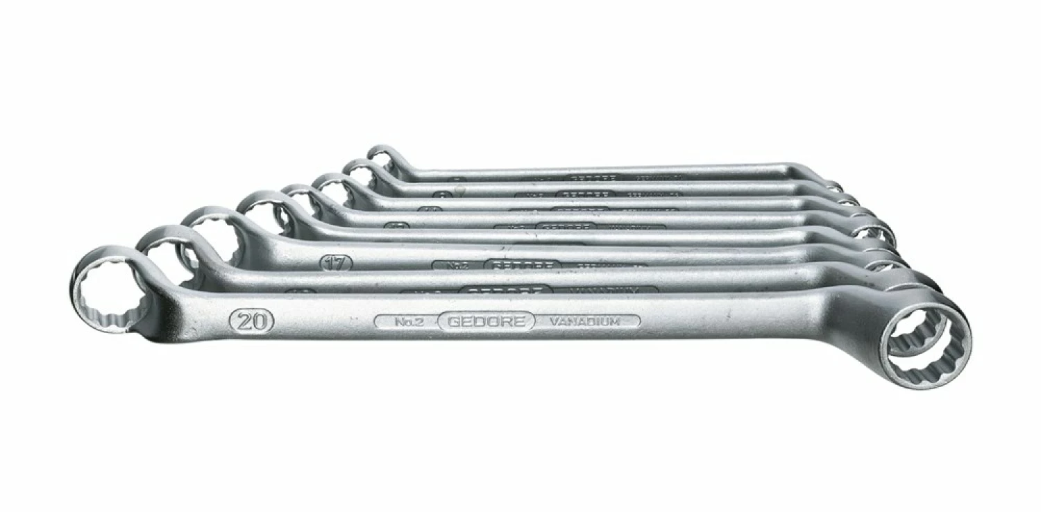 Gedore 2 8-delige Ringsleutelset - 6-22mm