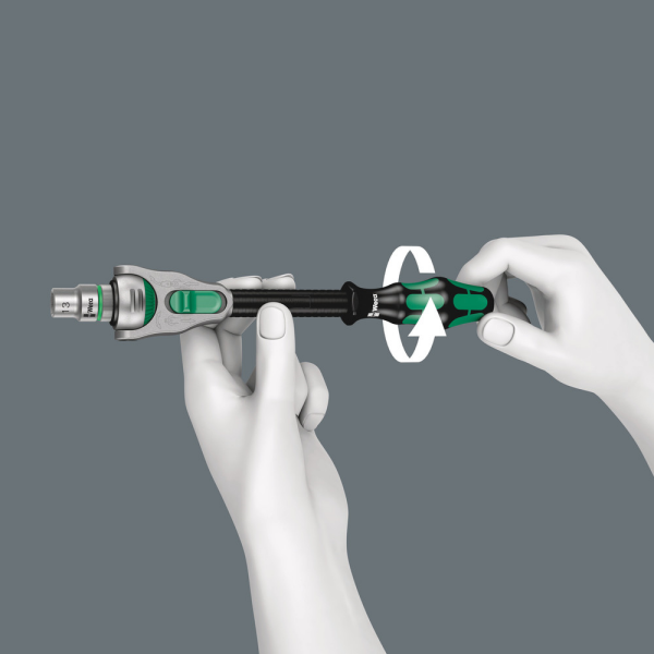Wera 05150112001 9722 31-delige 8000 C Zyklop Set In Schuimstof Inleg - 1/2" - Detailed view of the product