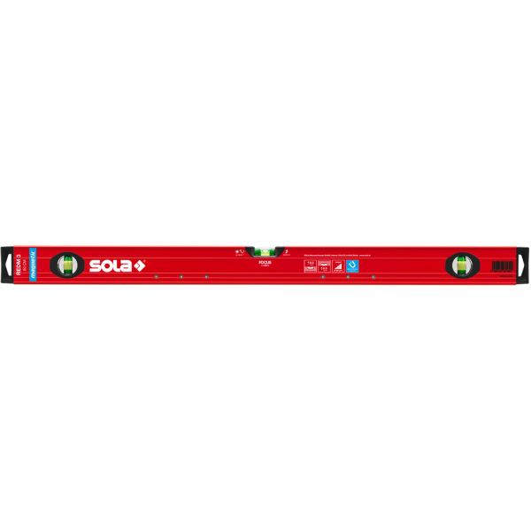 Sola REDM 3 80 Aluminium Waterpas - Magnetisch - 800mm - Detailed view of the product