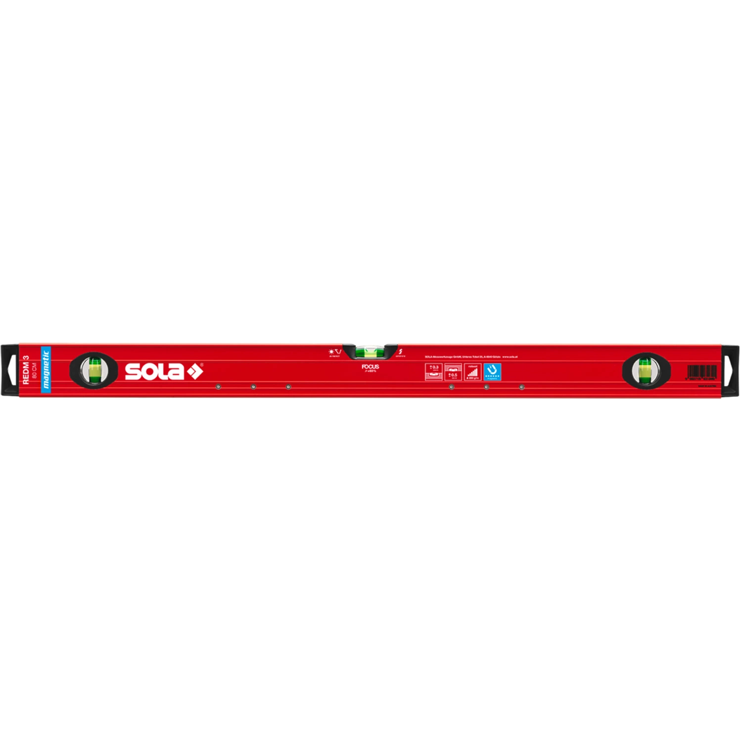 Sola REDM 3 80 Aluminium Waterpas - Magnetisch - 800mm thumbnail 2