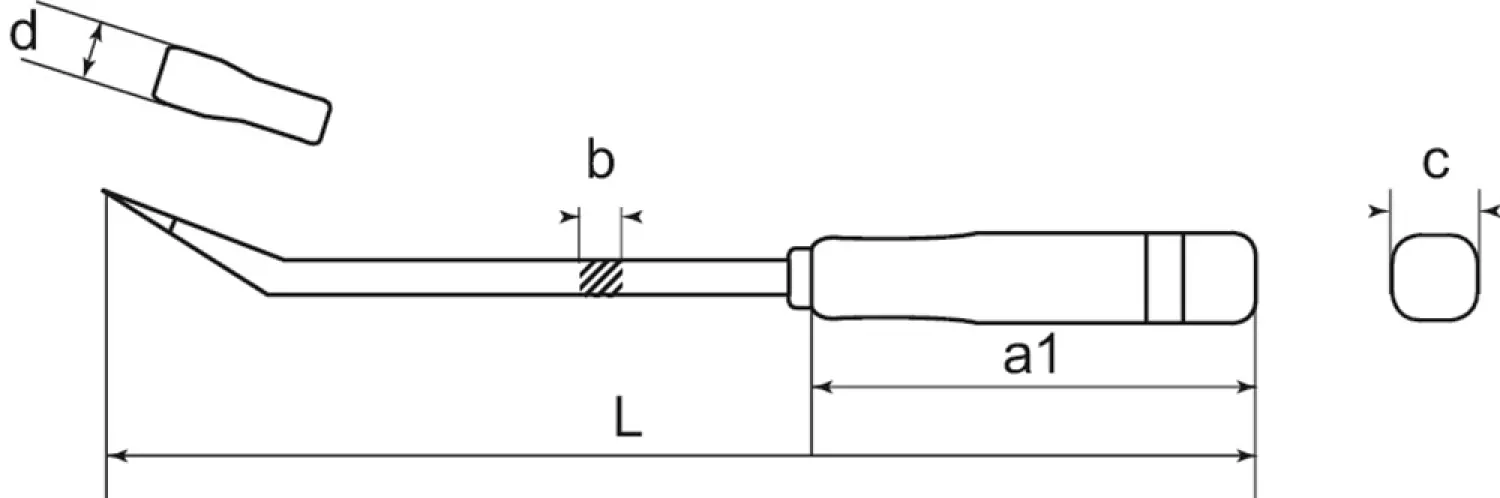 Bahco 2484-20 Mini Koevoet - 205mm thumbnail 3
