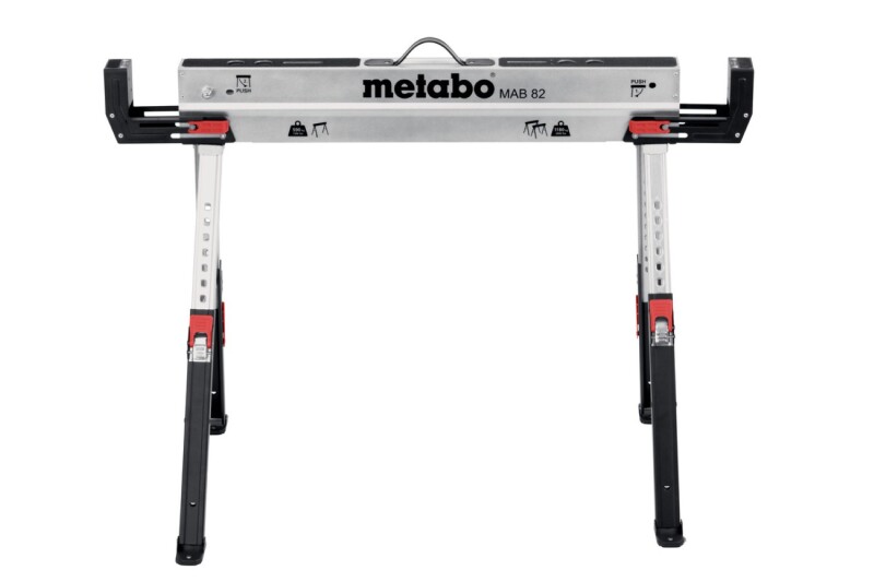 Metabo MAB 82 Stalen Schragen Set - Draagcapaciteit 590 Kg (2 Stuks) - Detailed view of the product